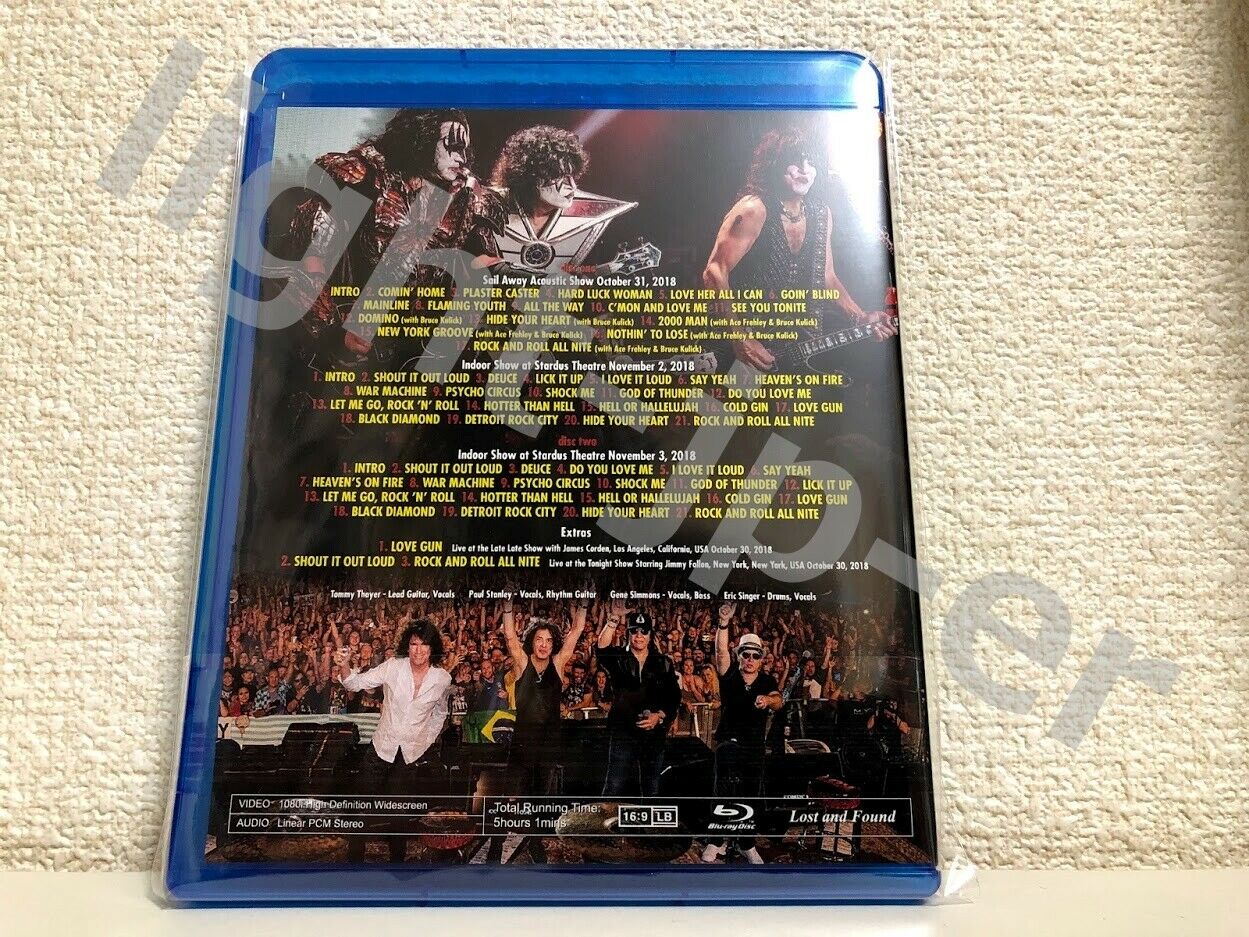 Kiss Kruise VIII Deacdes At Sea 2018 Blu-ray 2 Discs Set Music Rock Japan F/S