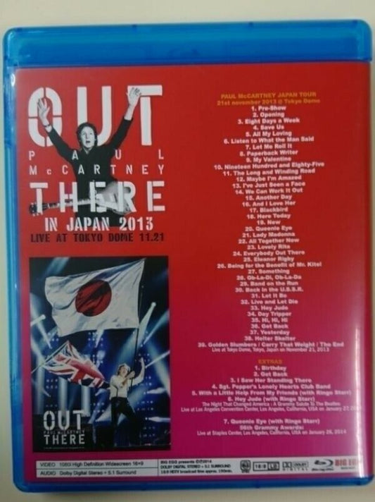 Paul McCartney Out There In Japan Tour 2013 Blu-ray 1 Disc Music Rock Pops F/S