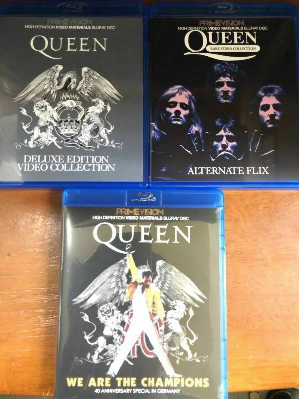 Queen Primevision Original 4 Blu-ray Set Alternate Flex Deluxe Video Collection