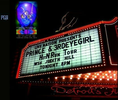 Prince & 3rd Eye Girl Hit 'N' Run Tour Detroit Fox 2015 Live 2 CD