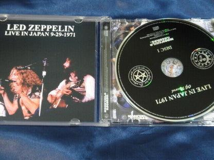 Led Zeppelin Live In Japan 1971 OG Record CD 2 Discs 10 Tracks Hard Rock Music