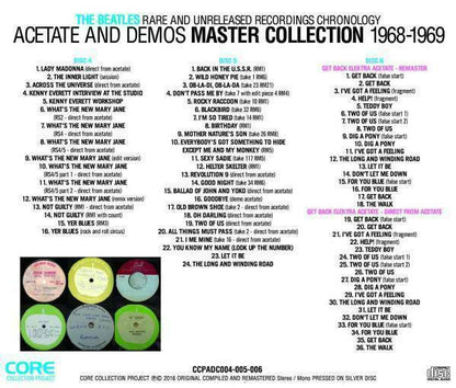 The Beatles Acetate And Demos Master Unreleased Recording Chronology CD 6 Discs