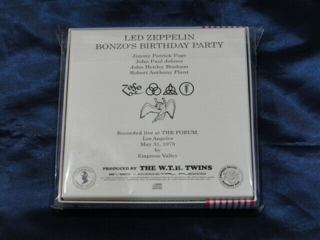 Led Zeppelin Bonzo's Birthday Party Original White Box Version 9CD+2CD Set Music