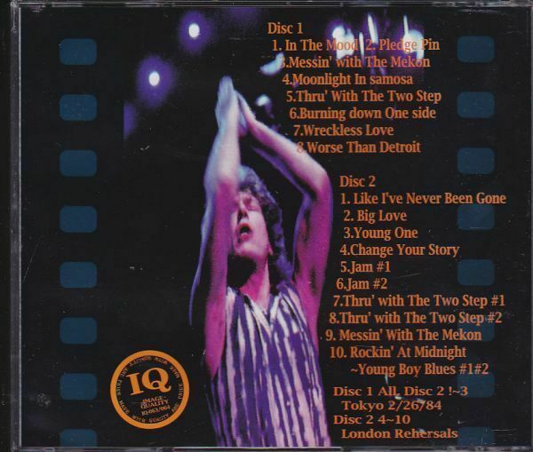 Robert Plant Moddy Guy Moments 1984 Tokyo February 26 CD 2 Discs 18 Tracks Music