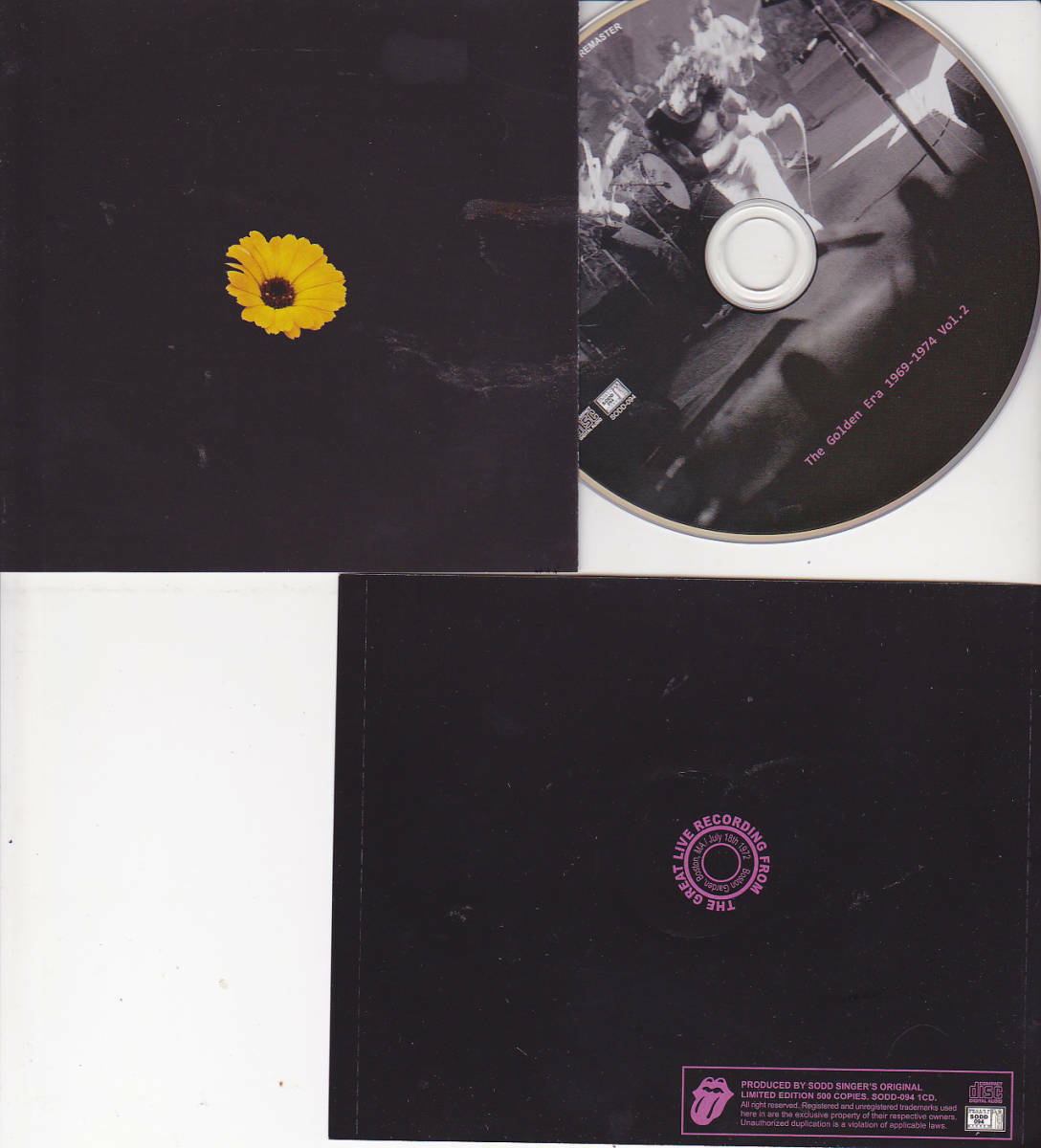 The Rolling Stones The Golden Era 1969-1974 Vol 2 1972 Boston July 18th 1 Disc