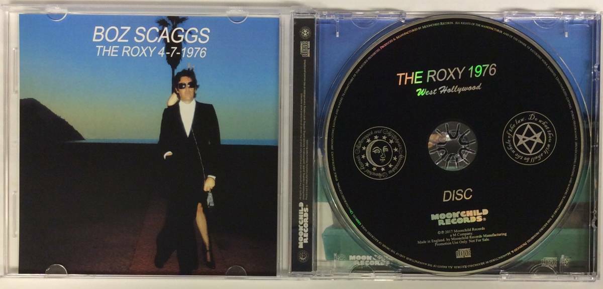 Boz Scaggs The Roxy 1976 1CD 12 Tracks Moonchild Records