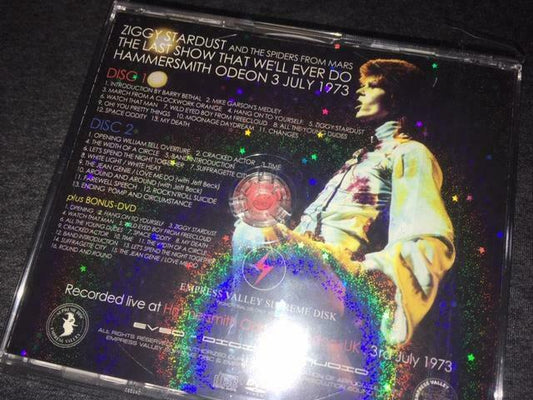 David Bowie ZIGGY STARDUST The Last Show That We'll Ever Do 2CD 1DVD Empress Valley