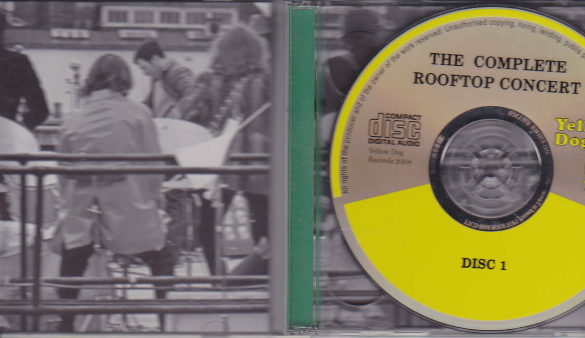 The Beatles Complete Rooftop Concert 42 Track CD 4 Discs Case Yellow Dog F/S