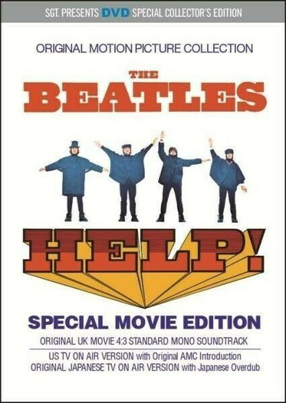The Beatles Help ! Special Movie Edition DVD 1 Disc Collector's Edition SGT