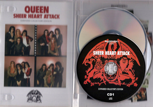 Queen Sheer Heart Attack Expanded Collector's Edition 2CD 1DVD Set