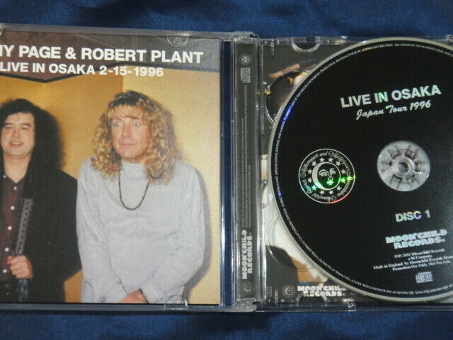 Jimmy Page & Robert Plant Live In Osaka Castle Hall 2CD Moonchild Soundboard