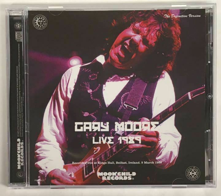 Gary Moore Live 1989 DVD 1 Disc 11 Tracks Kings Hall Ireland Moonchild Music