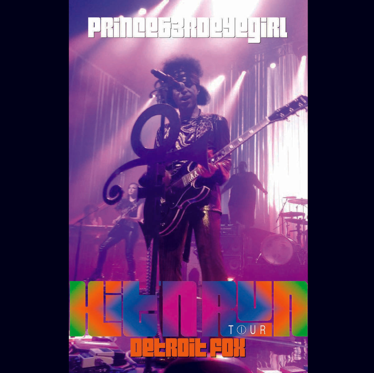 Prince Art Unofficial Age 3RDEYEGIRL HIT'N'RUN TOUR 2015 Detroit Fox PGA 4CD Set