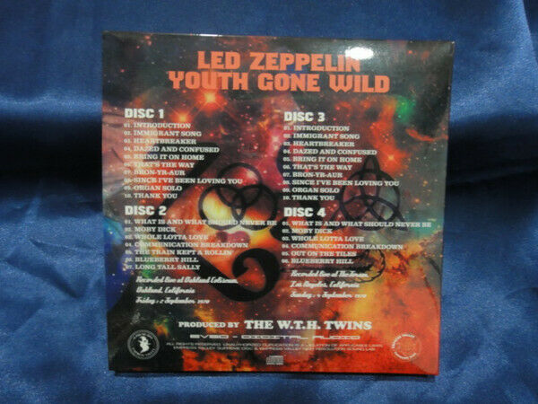 Led Zeppelin Youth Gone Wild 1970 4CD 33 Tracks Empress Valley