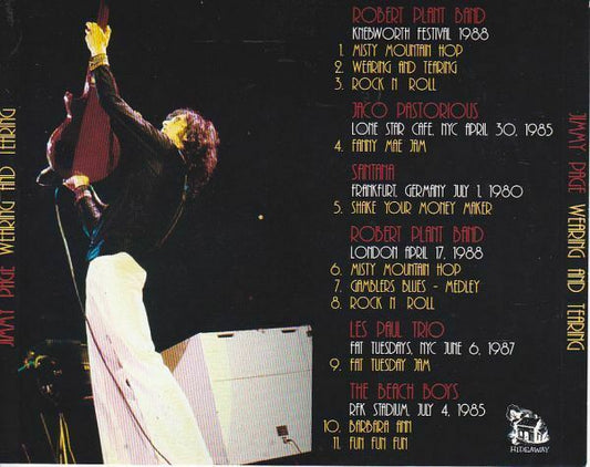 Jimmy Page Wearing And Tearing 1980-1988 CD 1 Disc 11 Tracks Hard Rock Music F/S