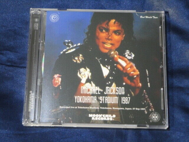 Michael Jackson Yokohama Stadium 1987 CD 2 Discs Set Bad World Tour Moonchild