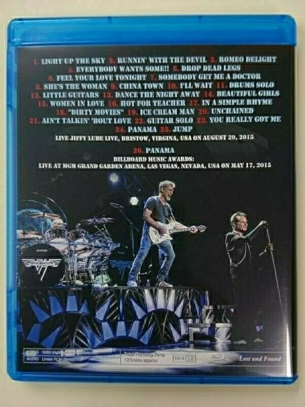 Van Halen Hot Virginia Night 2015 Blu-ray 1 Disc 26 Tracks Music Rock Japan