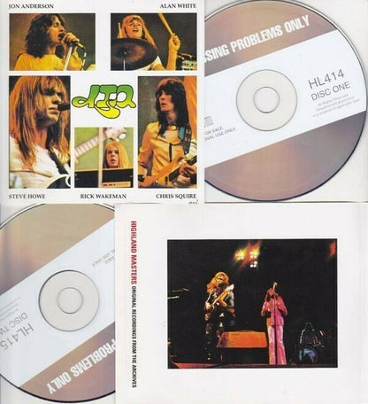Yes Guessing Problems Only 1972 CD 2 Discs 11 Tracks Progressive