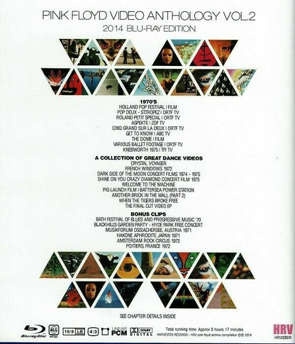 Pink Floyd Video Anthology Vol. 1 Vol. 2 Blu-ray 2BDR Set 2014
