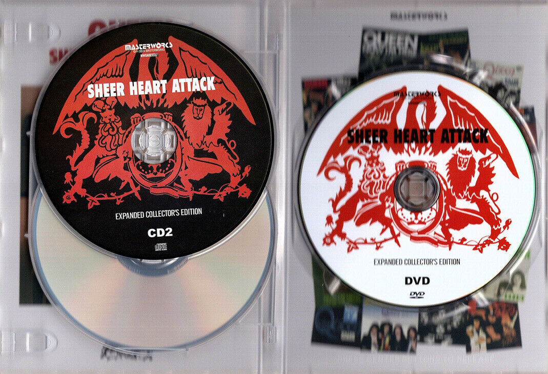 Queen Sheer Heart Attack Expanded Collector's Edition 2CD 1DVD Set