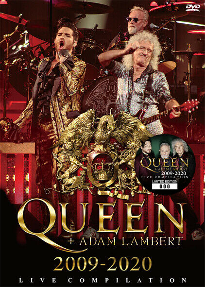 Queen + Adam Lambert 2009-2020 Live Compilation Press Silver DVD