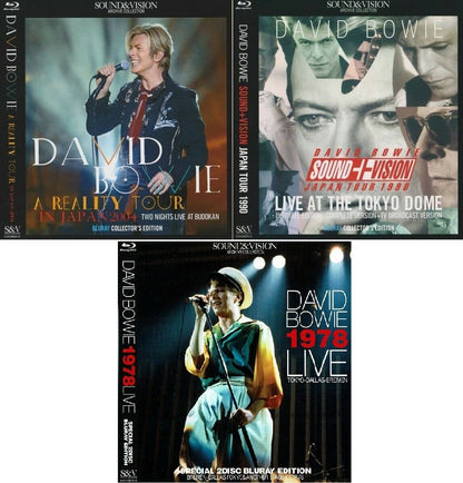 David Bowie Japan Performance 1978 1990 2004 Tokyo Dome Budokan Blu-ray 6BDR