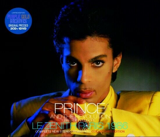 Prince And The Revolution Le Zenith Paris 1986 Rotterdam & Hamburg 1986 2CD 1DVD