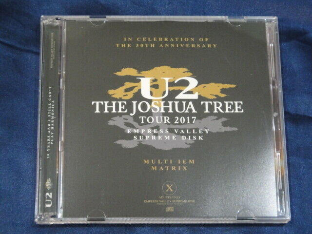 U2 Don't Look Back In Anger Part 2 The Joshua Tree Tour 2017 2CD Empress Valley