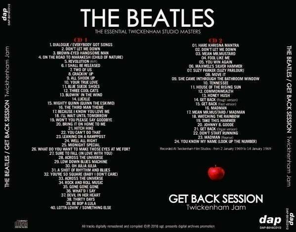 The Beatles Get Back Session Twickenham Jam Apple Jam CD 4 Discs Set Music Rock