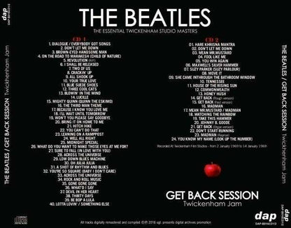 The Beatles Get Back Session Twickenham Jam Apple Jam CD 4 Discs Set Music Rock