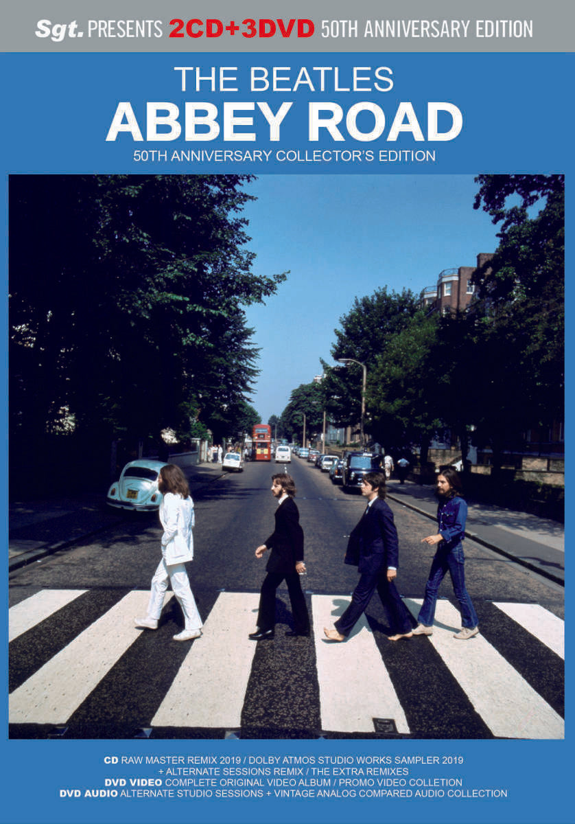 The Beatles Abbey Road 50th Anniversary Collector's Edition 2 CD 3 DVD Case Set