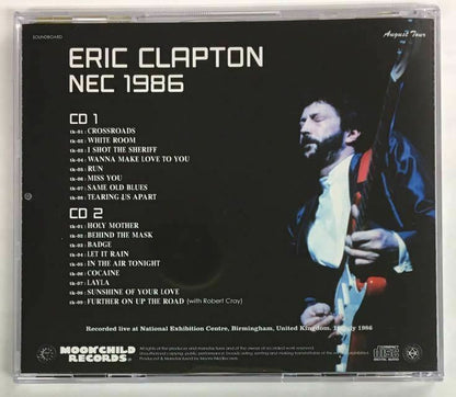 Eric Clapton Nec 1986 August Tour 2CD Moonchild