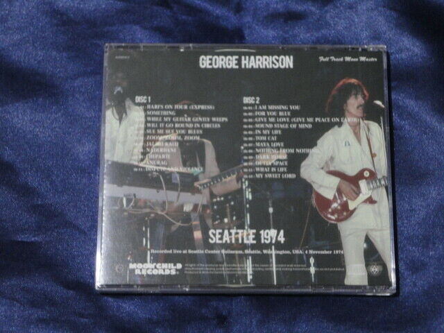 George Harrison Seattle 1974 CD 2 Discs Set Full Tracks Mono Master Moonchild