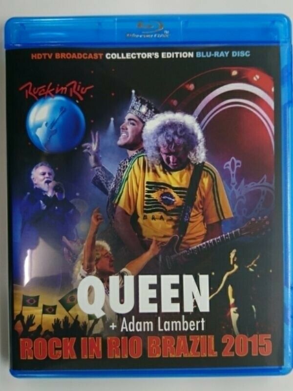 Queen Adam Lambert Rock In Rio Blazil 2015 Blu-ray 1BDR