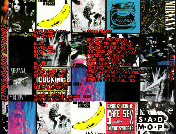Nirvana Complete Sub Pop Singles 1988-1991 CD 1 Disc 22 Tracks