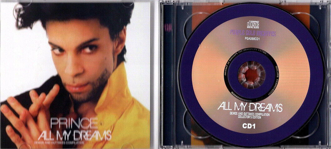 Prince All My Dreams Demos And Outtakes Compilation 2CD PURPLE GOLD ARCHIVES