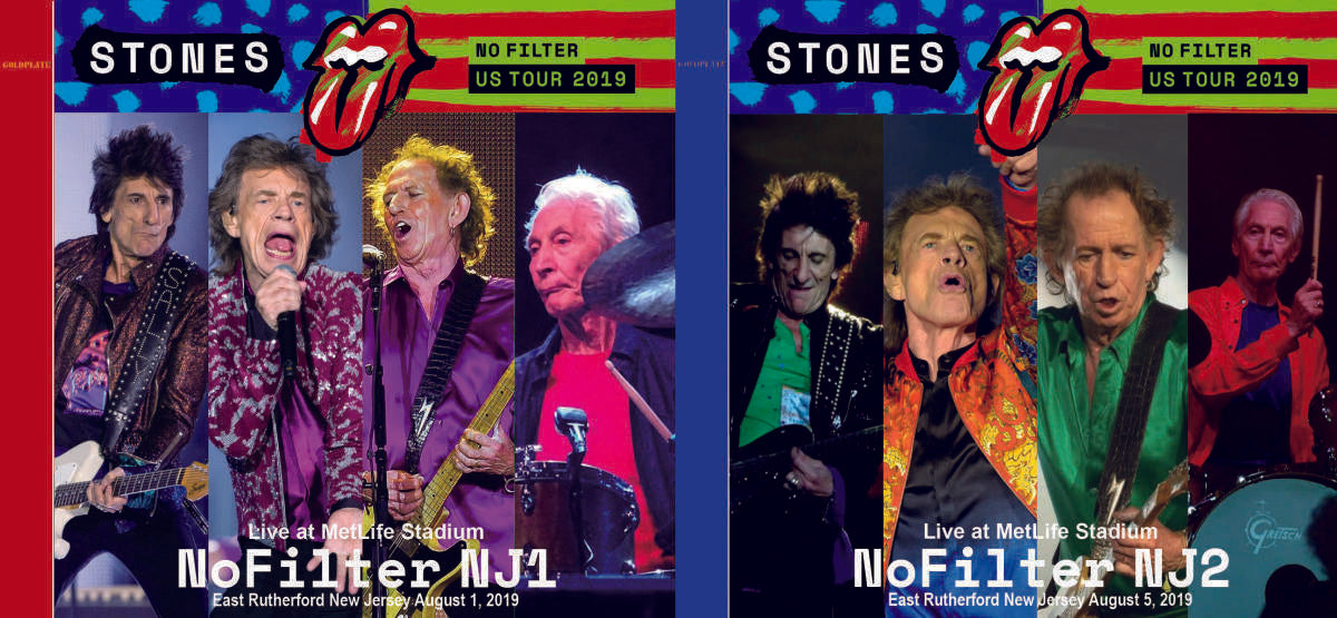 The Rolling Stones No Filter Us Tour 2019 NJ 1&2 set [2CD+2CD] New Jersey August