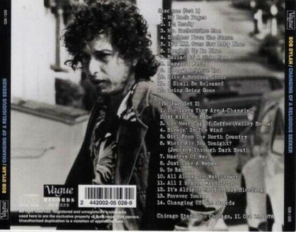 Bob Dylan Changing Of A Religious Seeker Chicago 1978 CD 2 Discs 26 Tracks F/S