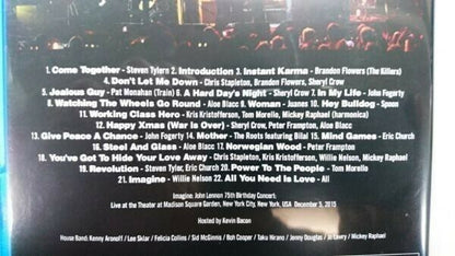 John Lennon 75th Birthday Concert 2015 Blu-ray 1 Disc 22 Tracks Music Rock F/S