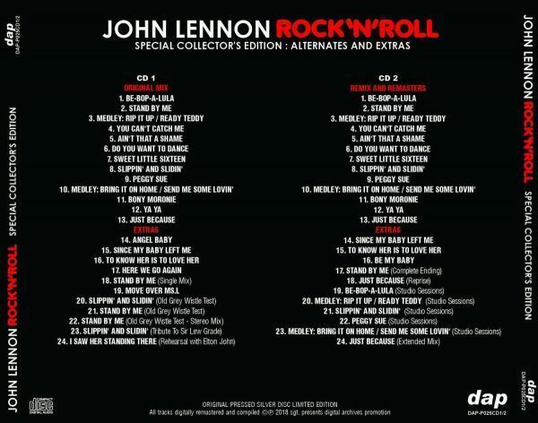 John Lennon Rock' N Roll & Roots Special 4CD set 113 Tracks