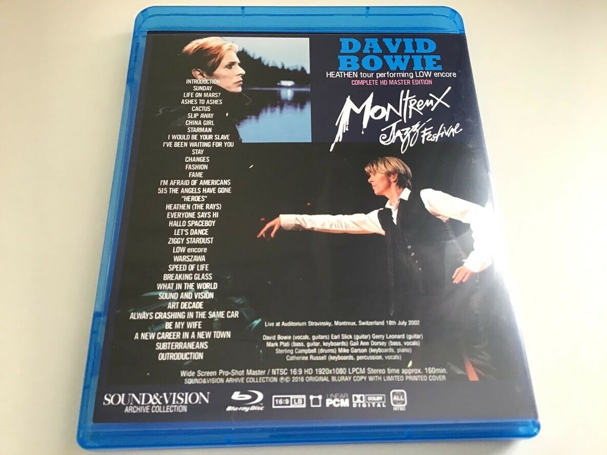 David Bowie Memorial Program Live Performances 9 Titles 11 Blu-Ray discs set