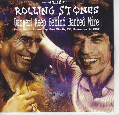 The Rolling Stones Danger Keep Behind Barbed Wire Fort Worth Texas 1997 2CDs F/S