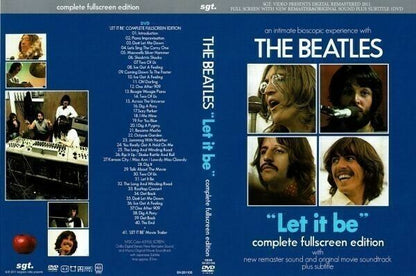 The Beatles Let It Be Complete Fullscreen Edition DVD 1 Disc 41 Tracks Music F/S