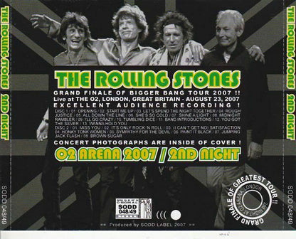 The Rolling Stones O2 Arena London Great Britain August 2007 6CD Set of 3
