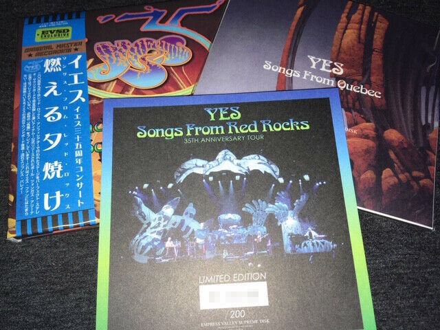 Yes / Songs From Red Rocks 4CD Box Empress Valley