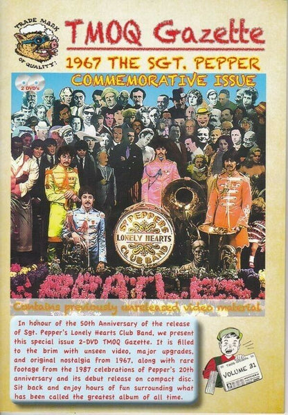 The Beatles 1976 The SGT. Pepper Commemorative Issue TMOQ Gazette 2DVD Booklet