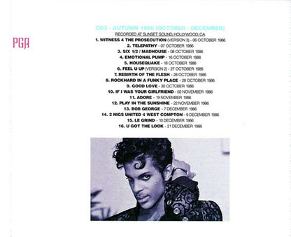 Prince 1986 A Year In The Studio Second Season Summer Autumn 2CD