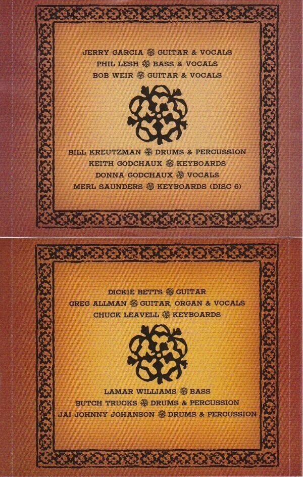 The Allman Brothers Band & Greatful Dead The Longest Day 1973 Washington 6 CD