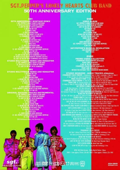 The Beatles SGT.Pepper's Lonely Hearts Club Band 50th Anniversary Edition CD DVD