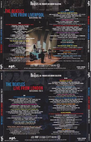 The Beatles Liverpool London 1963 CD 4 Discs Set Beatlemania Music Rock Pops F/S